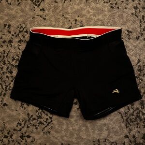 Tracksmith lane five shorts, black
